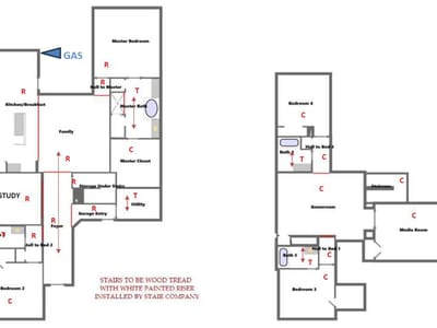 Primary bedroom at 2160 Sarabanda ST - 4 bed 4 bath home