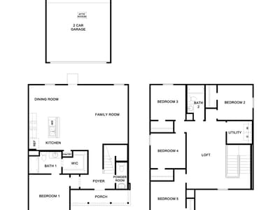 Living area at 217 Bardwell WAY - 5 bed 2 bath home
