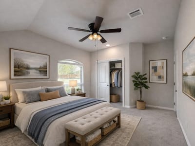 Primary bedroom at 217 Lewisville LN - 4 bed 3 bath home