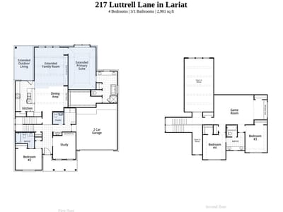 Living area at 217 Luttrell Ln - 4 bed 3 bath home