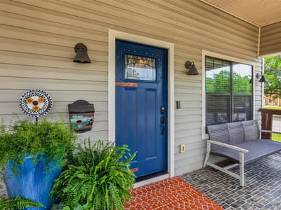 Primary bedroom at 217 N Walnut Ave - 2 bed 1 bath home