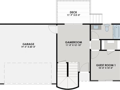 Living area at 21925 Surrey Ln - 3 bed 3 bath home
