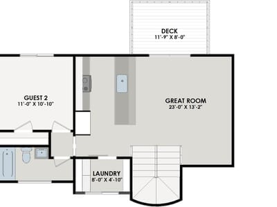 Primary bedroom at 21925 Surrey Ln - 3 bed 3 bath home