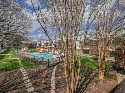 Living area at 2200 Dickson Dr Unit #128 - 2 bed 1 bath home