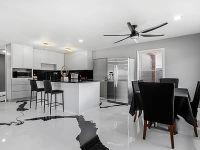 Living area at 2201 Teri Rd - 4 bed 2 bath home