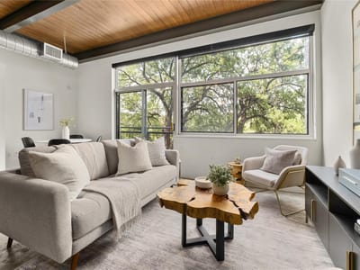 Living area at 2205 N Lamar Blvd Unit #113 - 1 bed 1 bath home