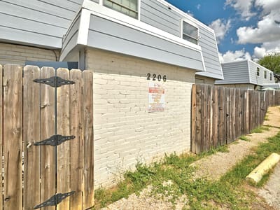 Primary bedroom at 2206 Mission Hill Cir Unit #101-#104 - Mission Hill, Austin, TX