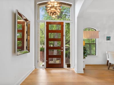 Primary bedroom at 2206 W 11th St - 4 bed 3 bath home