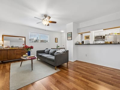 Living area at 2207 Leon ST Unit #307 - 1 bed 1 bath home