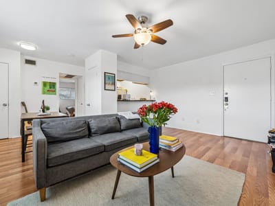 Primary bedroom at 2207 Leon ST Unit #307 - 1 bed 1 bath home