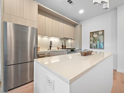Primary bedroom at 2209 S 1st St Unit #313 - 1 bed 1 bath home
