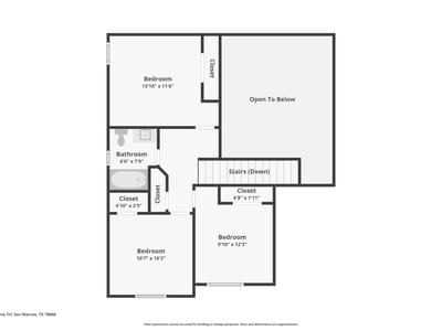 Living area at 221 Brazoria Trl - 4 bed 2 bath home