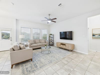 Primary bedroom at 221 Bridgestone Way - 3 bed 2 bath home