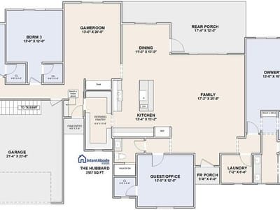 Living area at 221 Charro Vista Dr - 4 bed 3 bath home