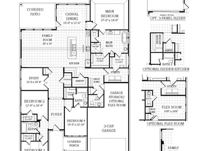 Living area at 221 Firethorn Rd - 4 bed 3 bath home