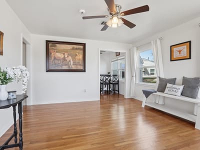 Living area at 2210 Monticello Rd - 3 bed 1 bath home