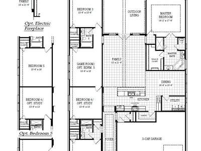 Living area at 2212 Tobiano Trce - 4 bed 3 bath home