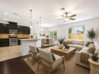 Living area at 2215 McCombs ST - 4 bed 2 bath home