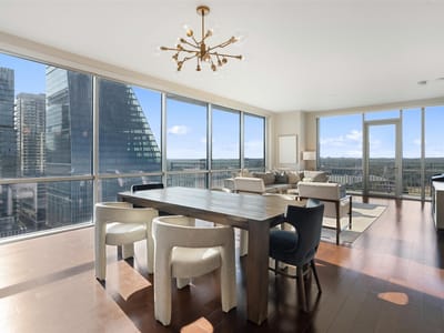 Living area at 222 West Ave Unit #1901 - 3 bed 3 bath home