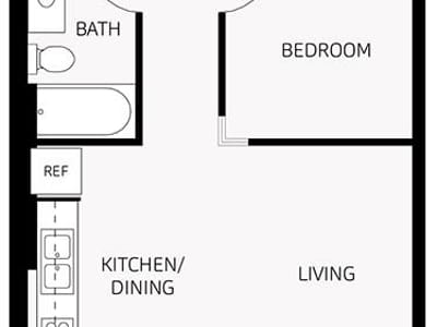 Property photo 5 at 222 West Ave Unit #1908 - 1 bed 1 bath home