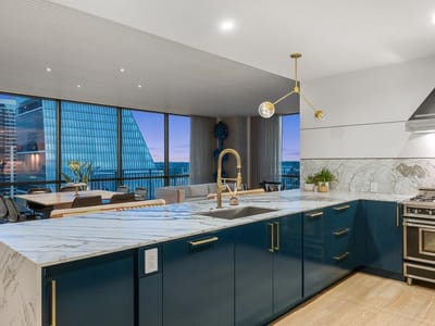 Kitchen at 222 West Ave Unit #2301 - 3 bed 2 bath home