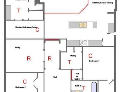 Primary bedroom at 2220 Sarabanda ST - 4 bed 3 bath home