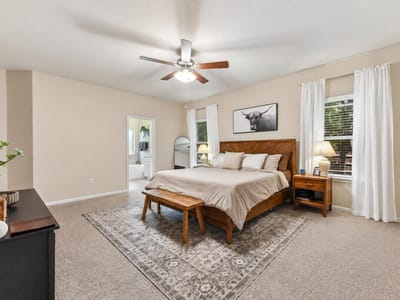 Primary bedroom at 2228 River Place LN - 3 bed 2 bath home