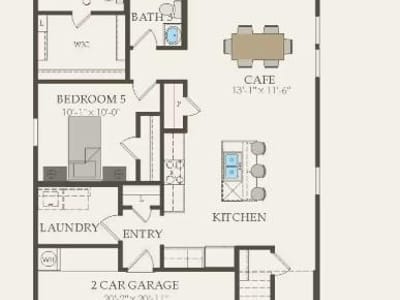 Living area at 224 Groveland DR - 5 bed 3 bath home