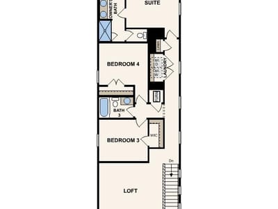 Primary bedroom at 2279 Oscar Eli PL - 4 bed 3 bath home