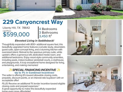 Photo 2 of 34 at 229 Canyoncrest WAY - 4 bed 3 bath home