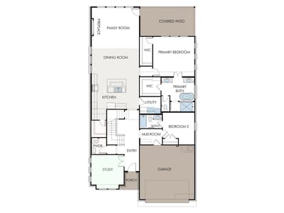 Living area at 229 Medallion ST - 4 bed 3 bath home