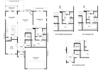 Living area at 229 Seattle Slew DR - 4 bed 2 bath home