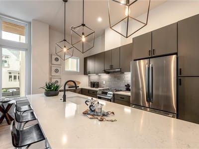 Living area at 2300 Enfield RD Unit #304 - 2 bed 2 bath home