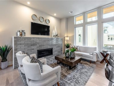 Primary bedroom at 2300 Enfield RD Unit #304 - 2 bed 2 bath home