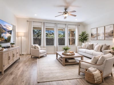 Living area at 2300 Lookout Range Dr - 4 bed 3 bath home