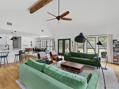 Living area at 2300 River Rd - 3 bed 2 bath home