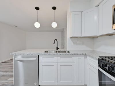 Living area at 2303 Cedrick CV Unit #C - 1 bed 1 bath home