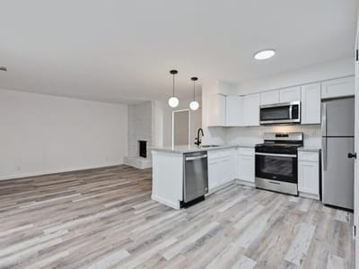 Kitchen at 2303 Cedrick CV Unit #C - 1 bed 1 bath home