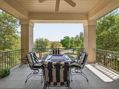 Living area at 2305 BARTON CREEK Blvd Unit #39 - 2 bed 2 bath home