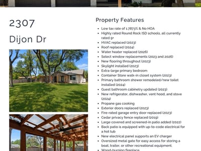 Property photo 2 at 2307 Dijon DR - 3 bed 2 bath home