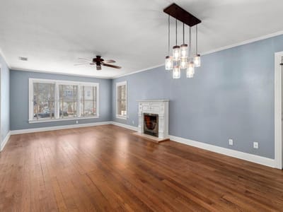 Living area at 2309 Forest Ave - 3 bed 3 bath home