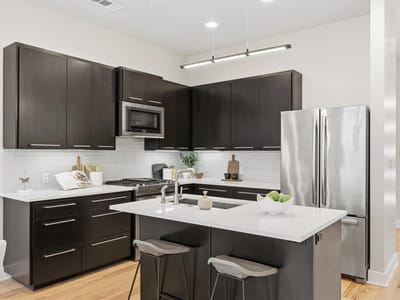 Living area at 2314 Enfield RD Unit #203 - 2 bed 2 bath home