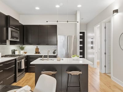Kitchen at 2314 Enfield RD Unit #203 - 2 bed 2 bath home