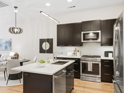 Primary bedroom at 2314 Enfield RD Unit #203 - 2 bed 2 bath home