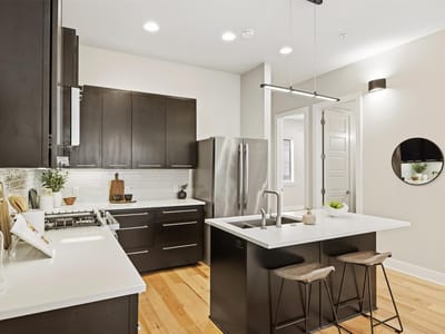 Bathroom at 2314 Enfield RD Unit #203 - 2 bed 2 bath home