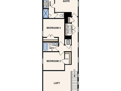 Primary bedroom at 2329 Oscar Eli PL - 4 bed 3 bath home