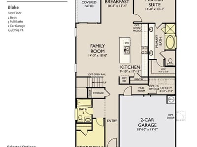Living area at 233 Kirra CT - 5 bed 3 bath home