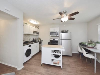Kitchen at 2401 Manor RD Unit #132A - 1 bed 1 bath home