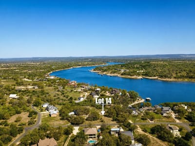 Primary bedroom at 24014 Haynie Flat RD - Naumanns Camp Amd, Spicewood, TX