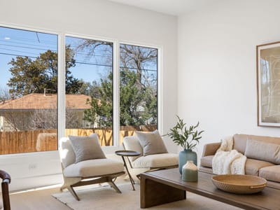 Primary bedroom at 2406 Euclid Ave Unit #2 - 2 bed 2 bath home